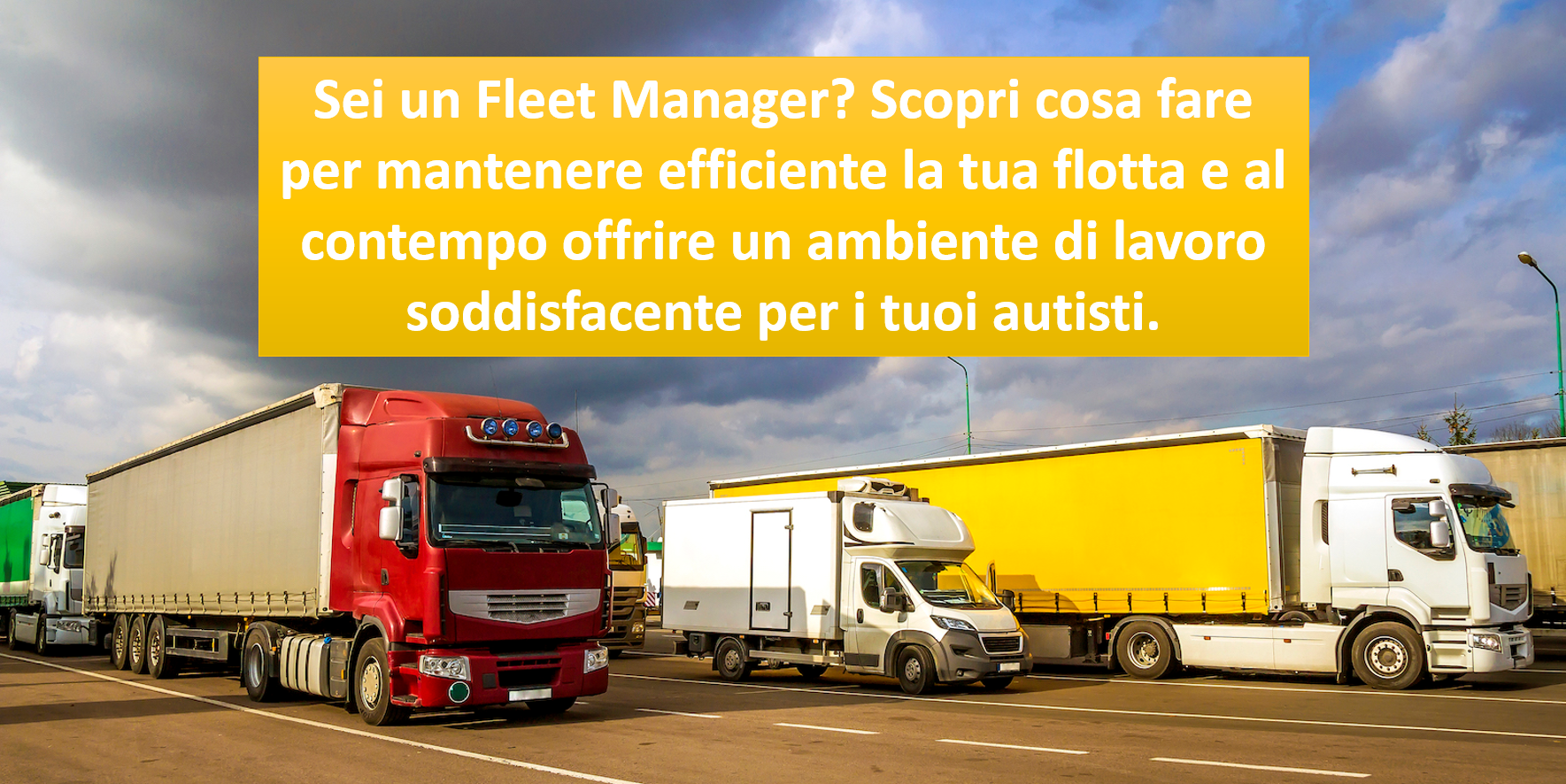 fleet manager per trasporti e logistica